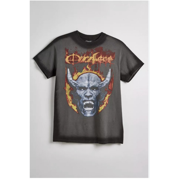 Urban Outfitters Ozzfest Washed Cotton Graphic Tee Shirt XL Ozzy - Picture 1 of 3